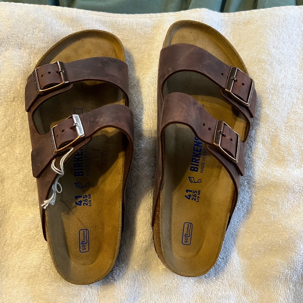 Birkenstock Arizona sandals, Habana color, size 41